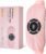 Portable Cordless Heating Pad for Period Cramps, Voice Reminder Menstrual Heating Pad with 6 Heat Levels and 6 Massage Modes, 3s Fast Heating, Gifts for Women Girls, Pink