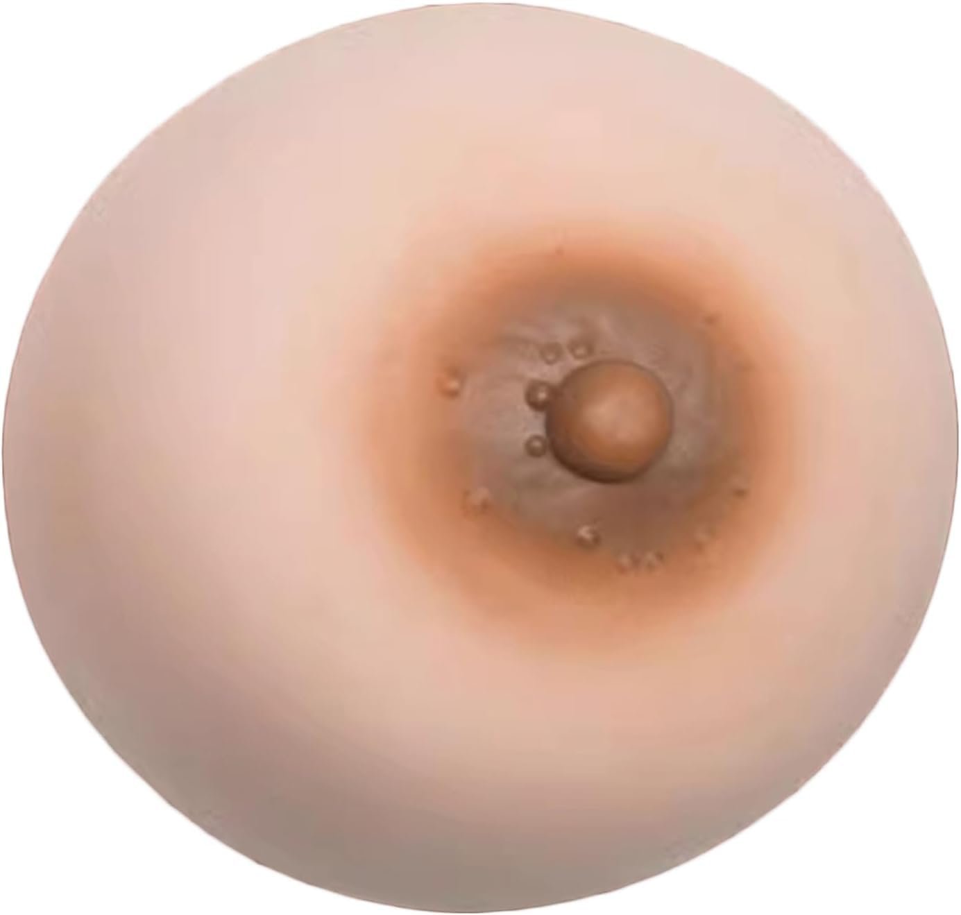 Flesh,14cm, Female Breast Model with Areola – Lactation Silicone Cotton Filled for Breastfeeding Trainning Doctor Nursing