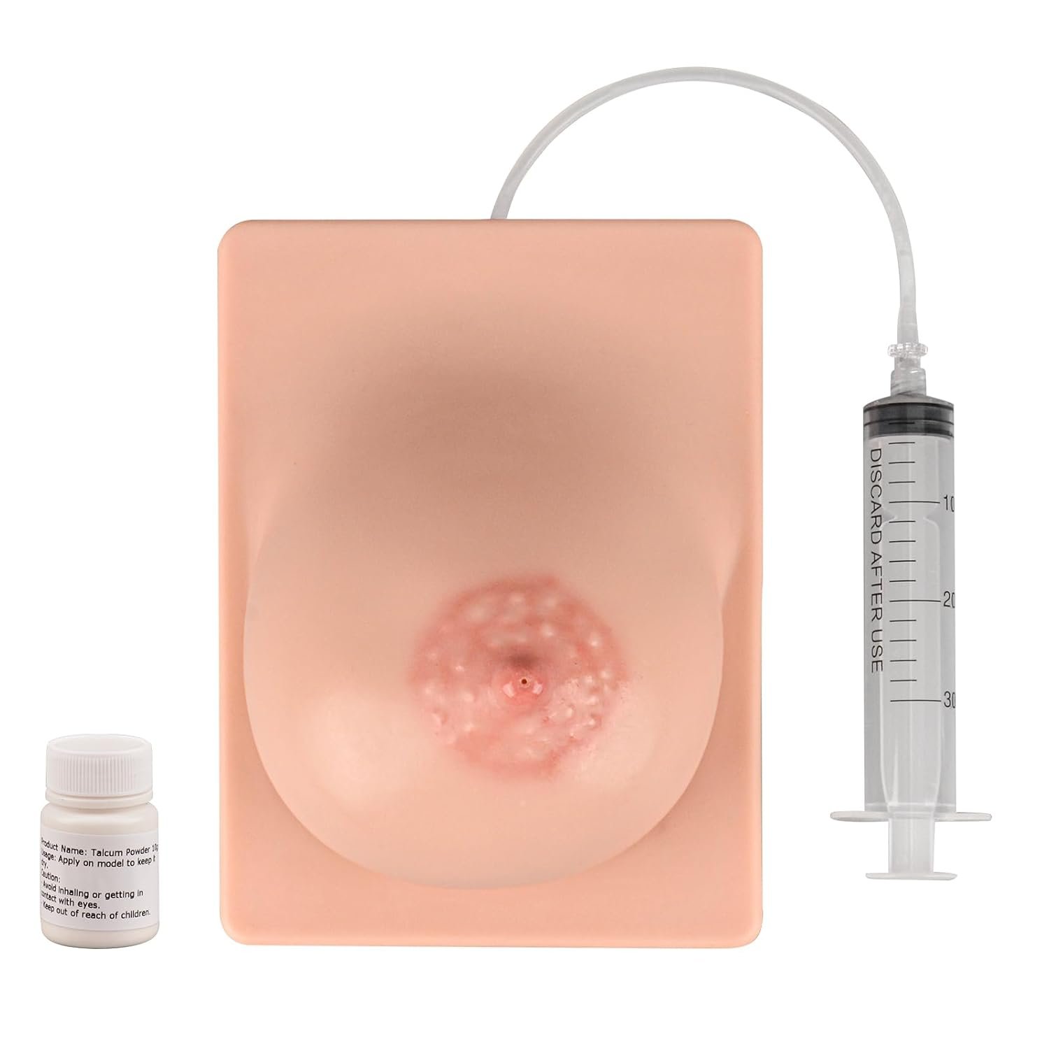 Lactation Breast Model for Breastfeeding Massage Education, Artificial Breastfeeding Educational Tool for Lactation Consultant, Left