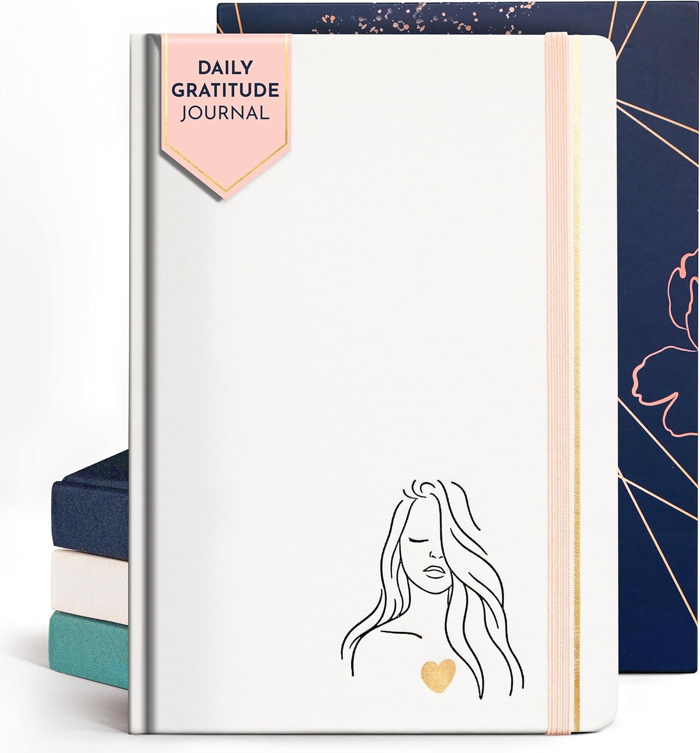 Premium Gratitude Journal for Women – 6 Month Guided Daily Prompts – Hardcover, 249 Pages, Lay Flat, 100gsm Paper, Gift Boxed – Affirmation, Self Care Gifts for Women, Mindfulness, Wellness