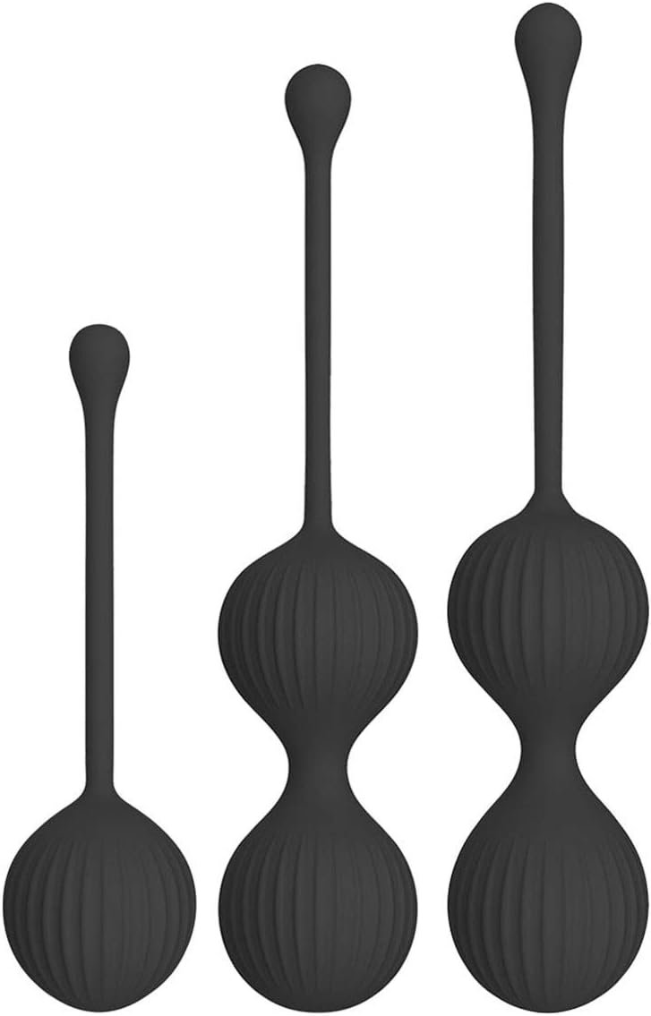 Kegel Weight Training System, Female Muscle Reshaping Exerciser, Muscle Strengthening Training Kit (USAA10) (Black)