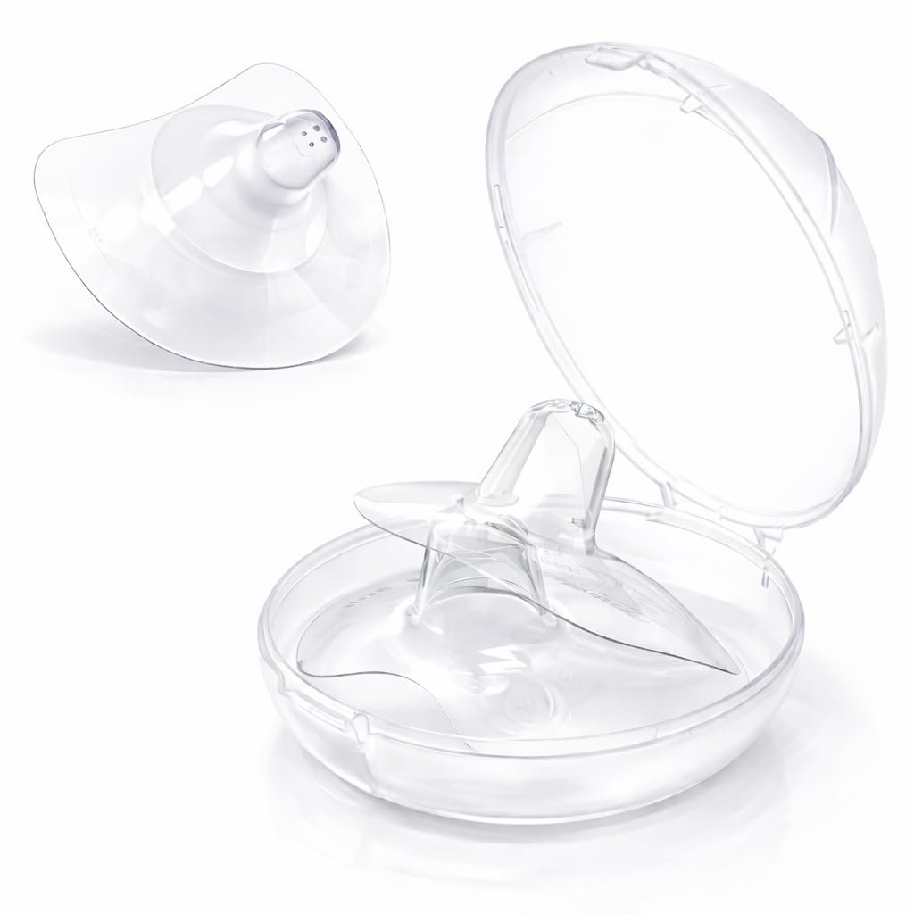 Nipple Shield for Breastfeeding, Small 13mm Nippleshield, for Latch Difficulties or Flat or Inverted Nipples, Made Without BPA