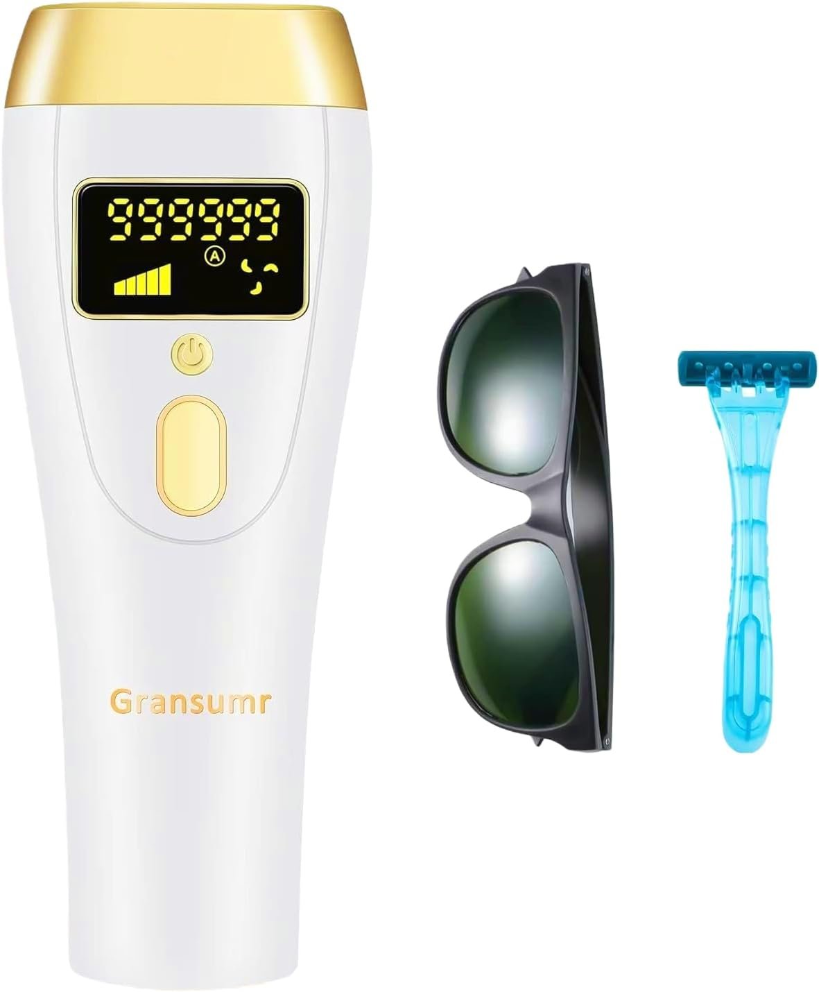 IPL Laser Hair Removal Device for Women & Men – At-Home Painless Ultra-Fast Flash Hair Remover, 86% Hair Reduction in 4 Weeks, High Energy & 5 Modes, 8 Mins Full Body & Bikini Line & More, Corded