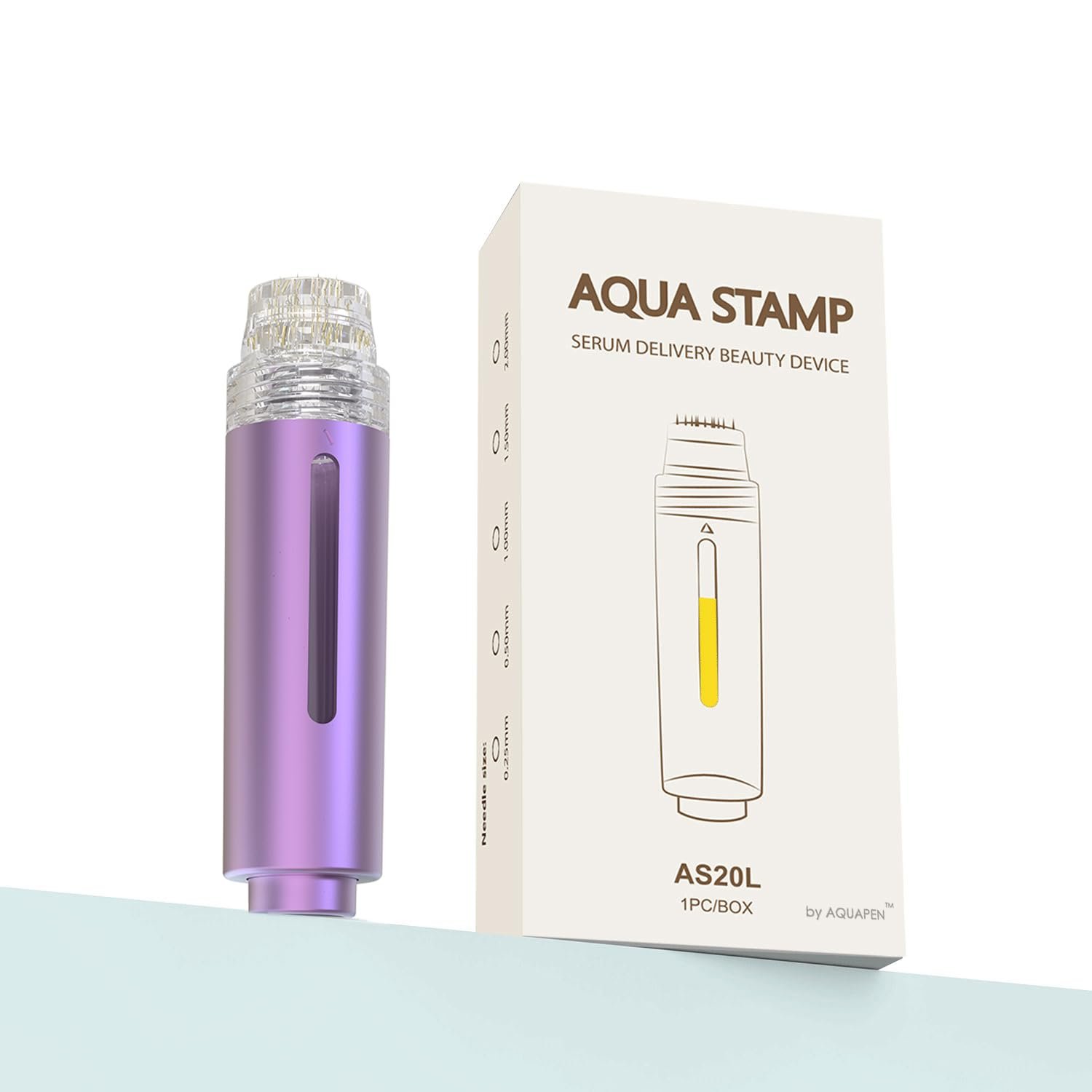 Micro Infusion System For Skin Care MicroNeedle Derma Roller For Women Microneedling Beauty Tool for Face Scalp Hair Lips – Stamp Type w/Alloy Casing
