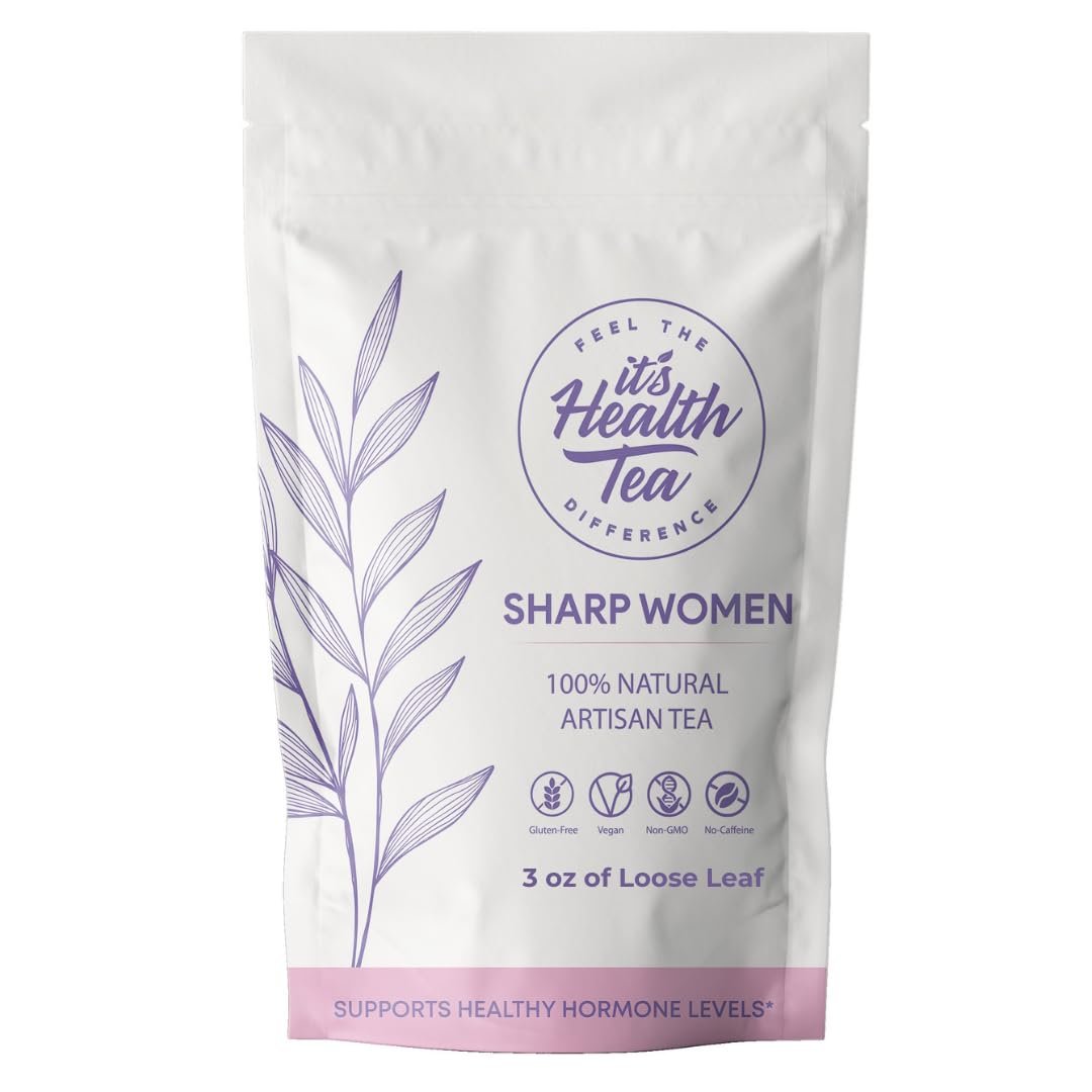 Hormonal Balance Herbal Tea for Women – Caffeine-Free | Supports Menstrual Comfort, Healthy Flow & PMS Relief | 35 Tea Bags Included | 100% Natural Herbal Blend
