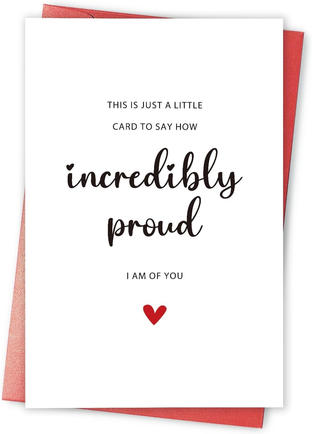 Incredibly Proud of You Card, Congratulations Card, Graduation Card, Well Done Card, Encouragement Card, Promotion Card, Passed Exam Card