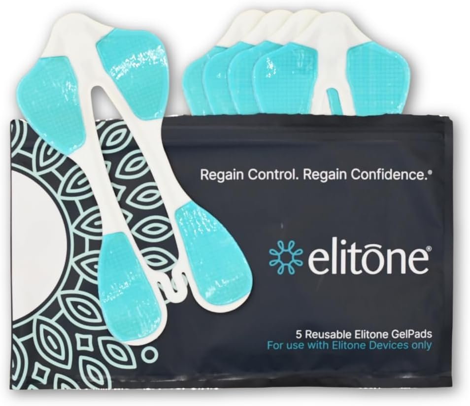 ELITONE GelPad 5-Pack (Replacement), Incontinence Bladder Leak Treatment