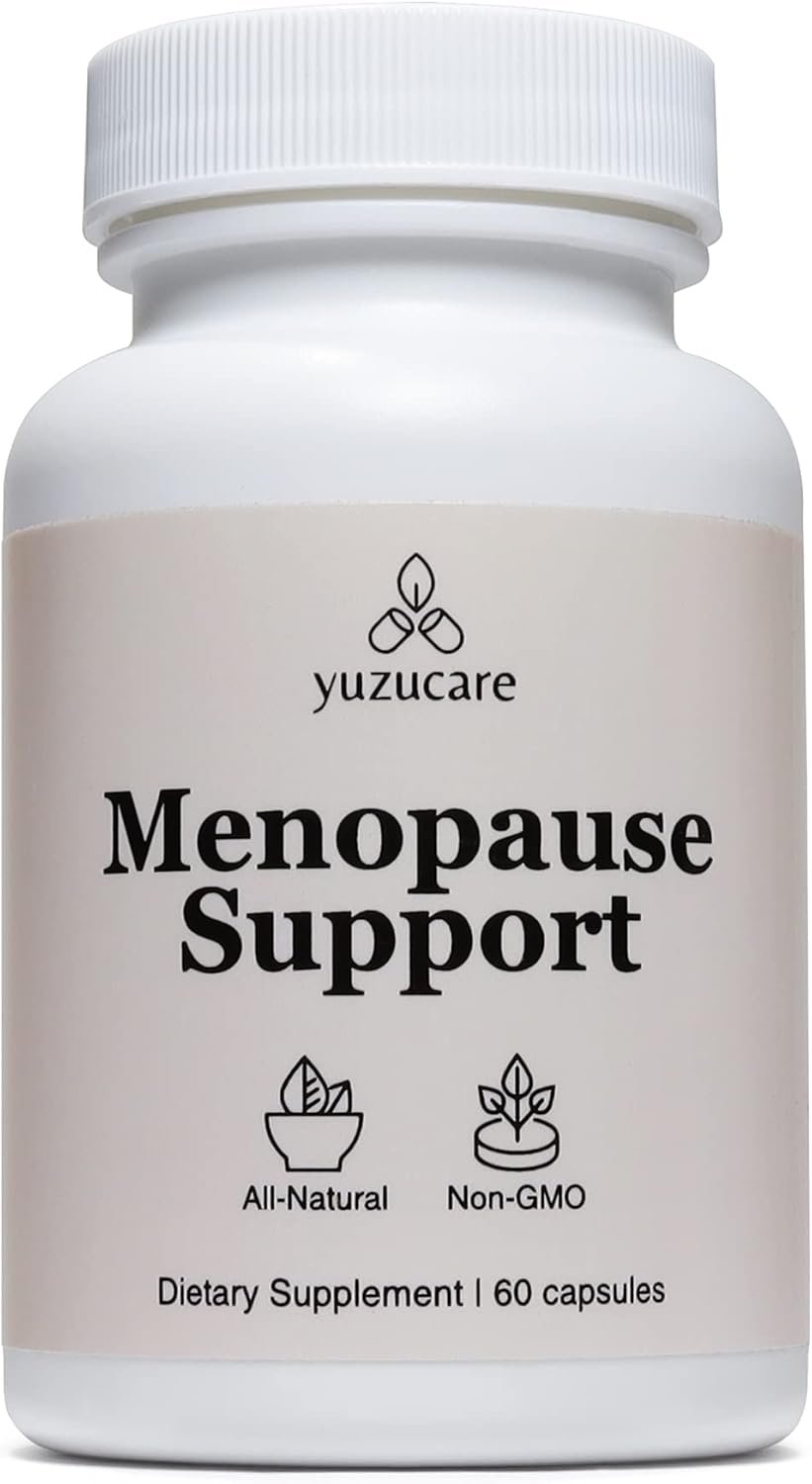 Menopause Support | Menopause Supplements for Women| for Night Sweat Relief and Hot Flash Relief | Hormone Balance for Women | All-Natural & Non-GMO Herbs | 60 Veggie Capsules