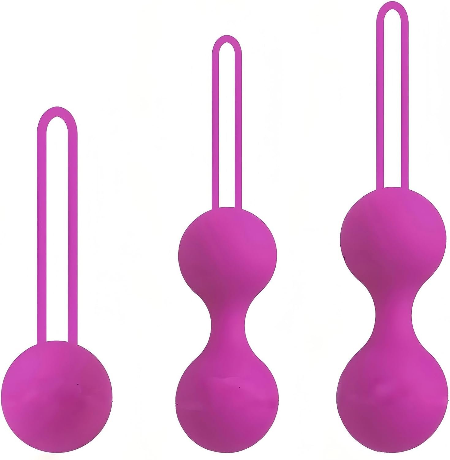 Kegel Female Muscle Trainer 3-Piece Set, Female Muscle Strengthening Device, Suitable for Women: Beginners and Advanced Users (USAA2) (Purple)