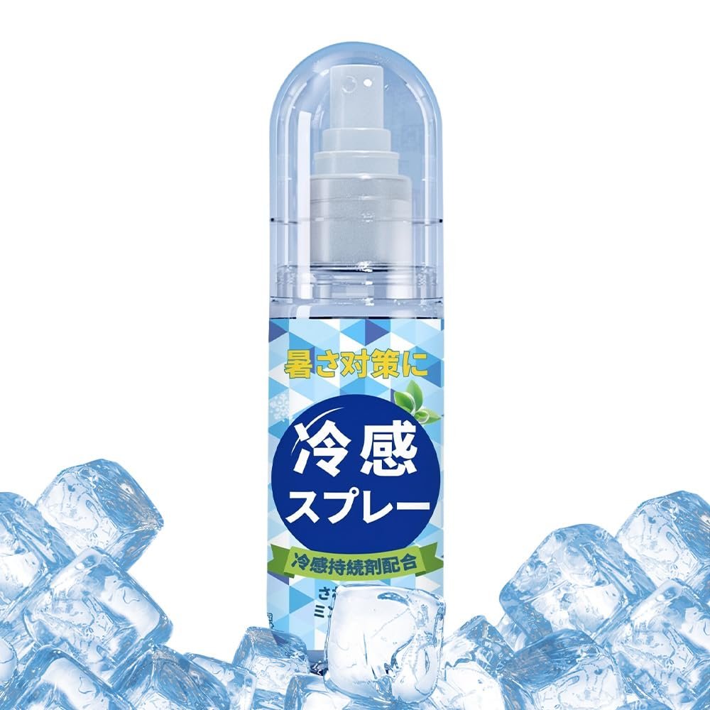 Cool Spray Cool Down Heatstroke Prevention,50ml Lasting Cool Mist Spray, For Clothes & Body – Portable Cooling (1)
