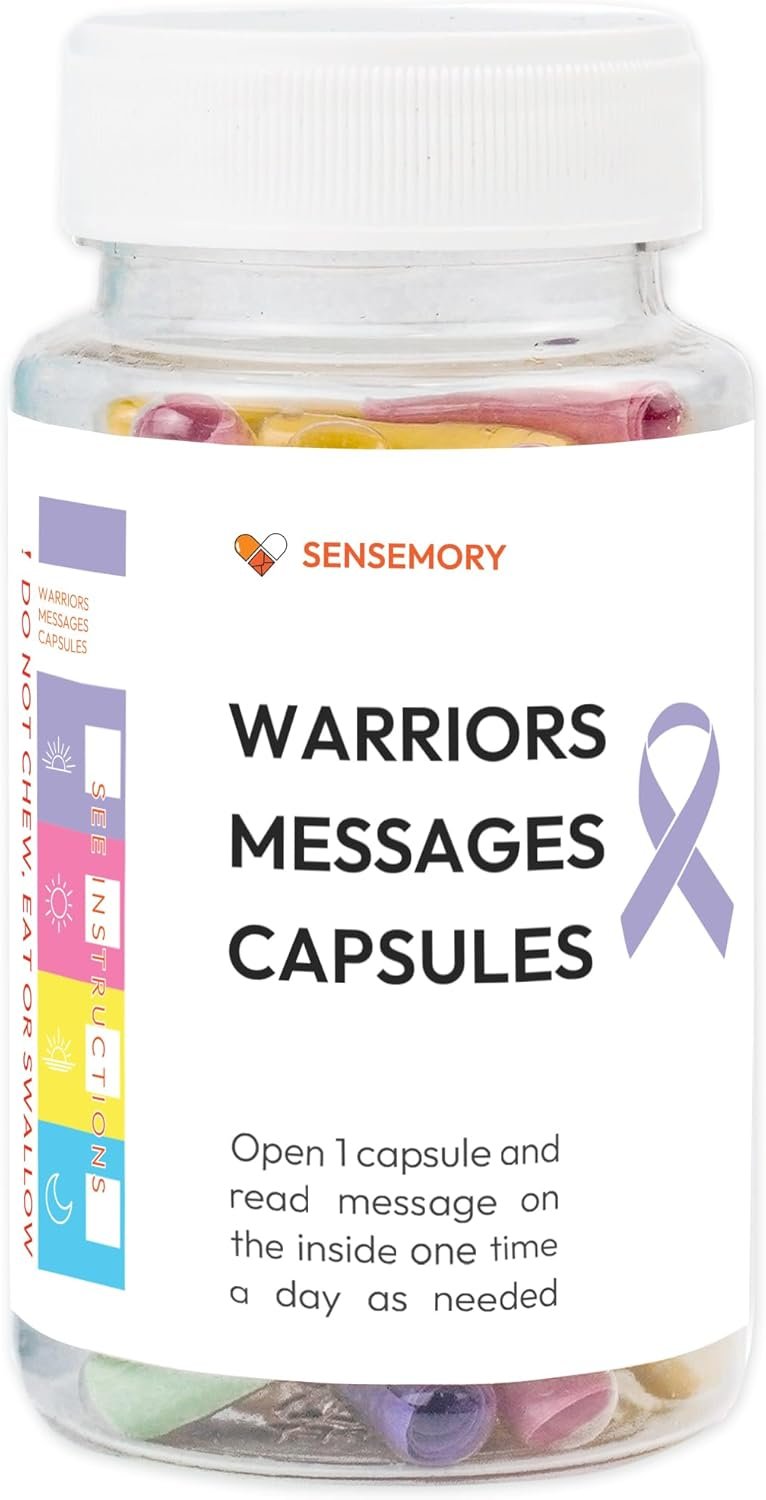 50 Warrior Messages in a Bottle, Breast Cancer Gifts, Breast Cancer Awareness, Get Well Gifts for Women after Surgery, Chemotherapy Must Haves, Cancer Survivor Gifts