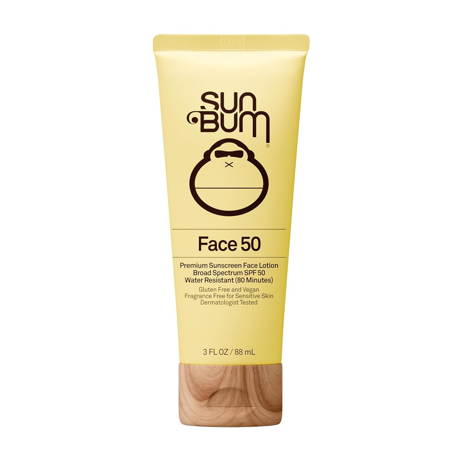 Sun Bum Original SPF 50 Sunscreen Face Lotion – Broad Spectrum Moisturizing Facial Sunscreen with Vitamin E -Fragrance Free – Travel Size – 3 oz
