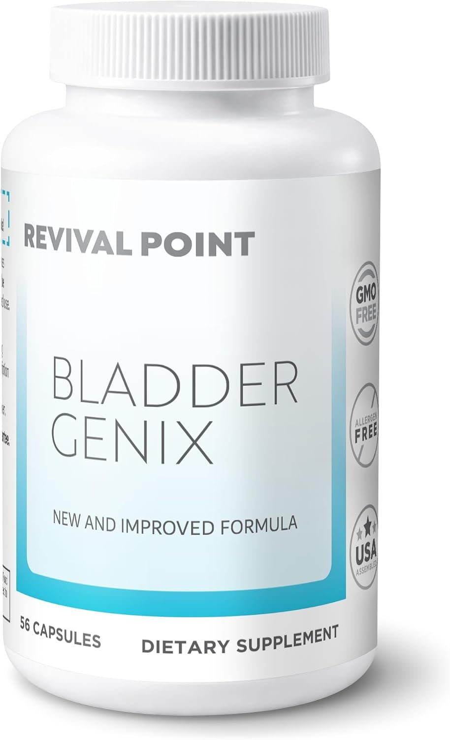 Bladder Genix for Women and Men – Supports Occasional Urinary Urgency and Frequency – Muscle Wall Tone and Pelvic Wellness with Horsetail and Pumpkin Seed Extract for Bladder Control – 56 Capsules