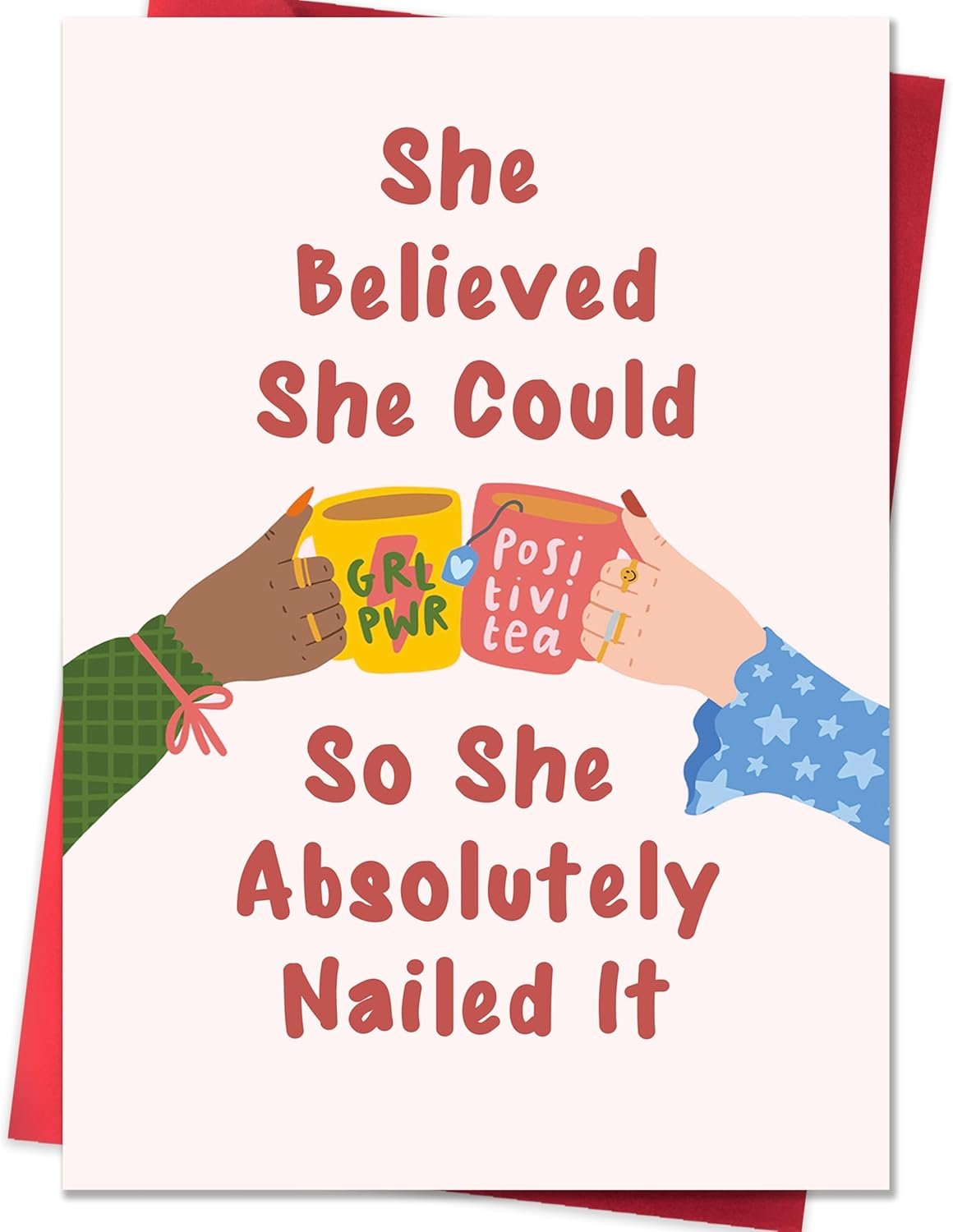 IDU Congratulations Card Gifts for Women Her,Graduation Card,Encouragement & New Job & Promotion & Proud of You Cards Gifts for Friend Sister Daughter Coworker with Envelopes