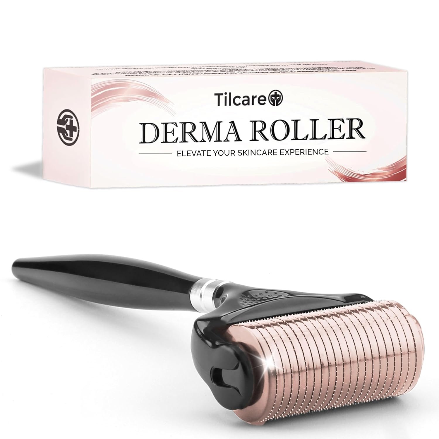 Ultra-Wide Derma Roller for Face – At-Home Microneedling Kit, 0.25 mm Microneedle Roller for Skin Care, Derma Roller for Scalp Hair and Beard, Superior to a Microneedling Pen/Derma Pen