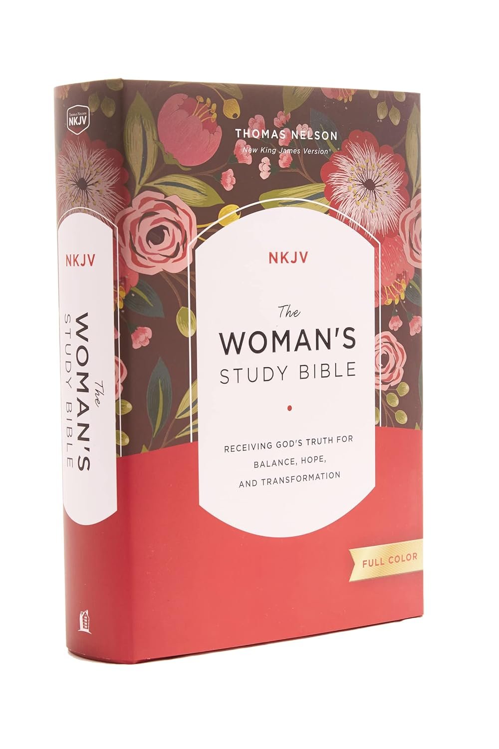 NKJV, The Woman’s Study Bible, Hardcover, Red Letter, Full-Color Edition: Receiving God’s Truth for Balance, Hope, and Transformation