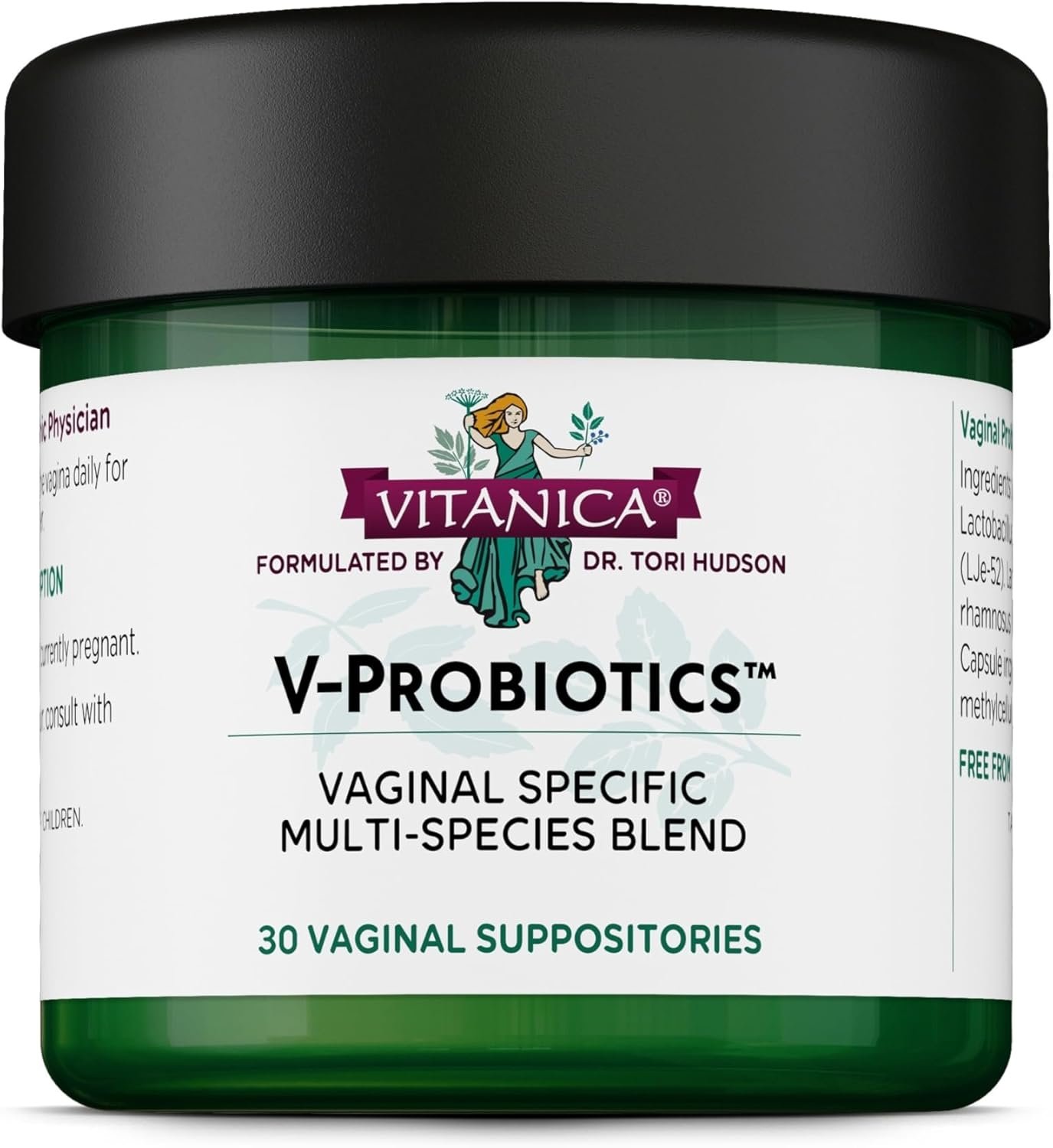 Vitanica V-Probiotics, 30 Suppository Capsules