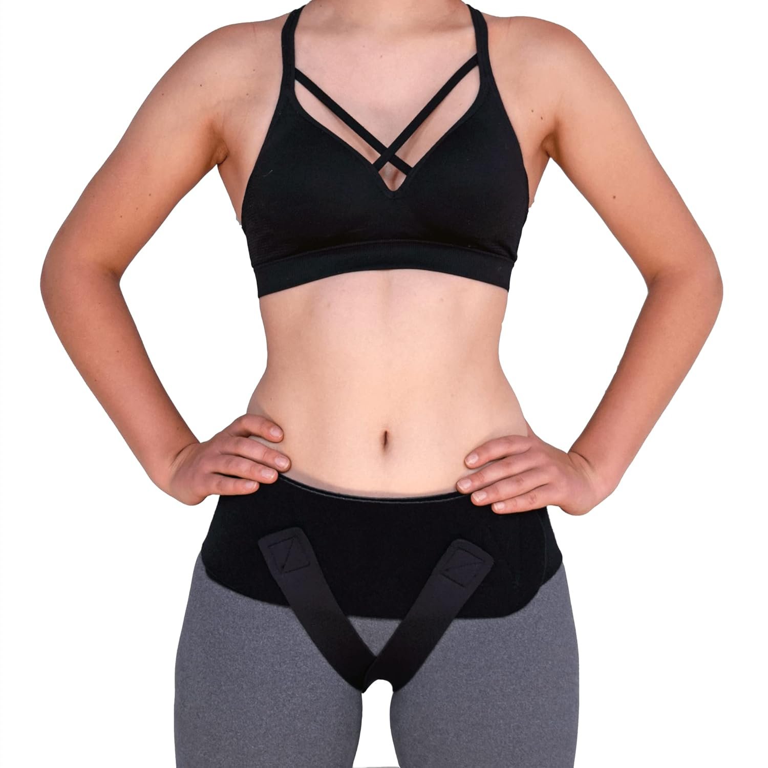 CABEA Babybellyband Original 3-in-1 Pregnancy Belly Band with Groin Straps -Sling, Episiotomy, Pelvic Floor Support, Hernia, and Vulvar Varicosities, SPD, Made in USA – For 45” to 50” Hips (Large)