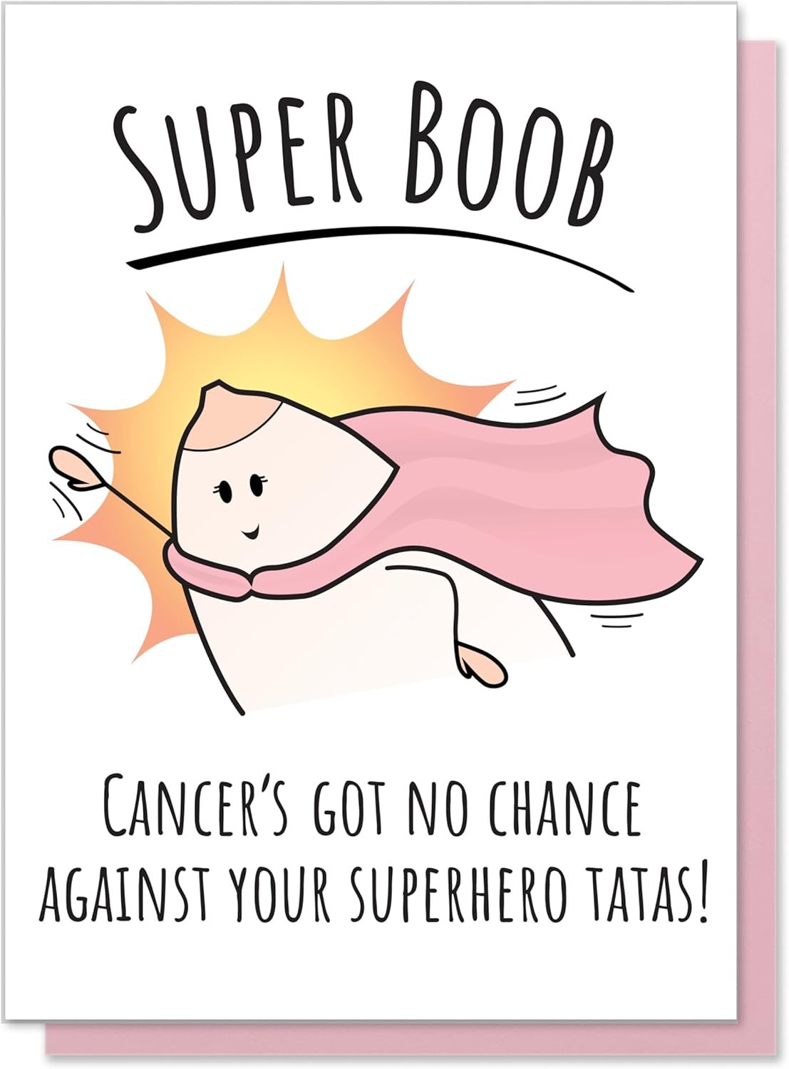 PRESS and POUR Funny Cancer Card, Funny Breast Cancer Card, Cancer Get Well Card, Beat Cancer Card, Cancer Encouragement Card, Cancer Support Card, Boob Cancer Card, Cancer Encouragement Card