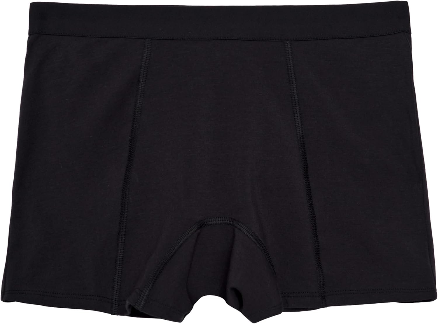 Thinx Ultra-Soft Period Underwear, Overnight Boy-Shorts Leakproof, Holds Up to 12 Regular Tampons*, Period Underwear for Women, Reusable & Controls Odor, Black, M