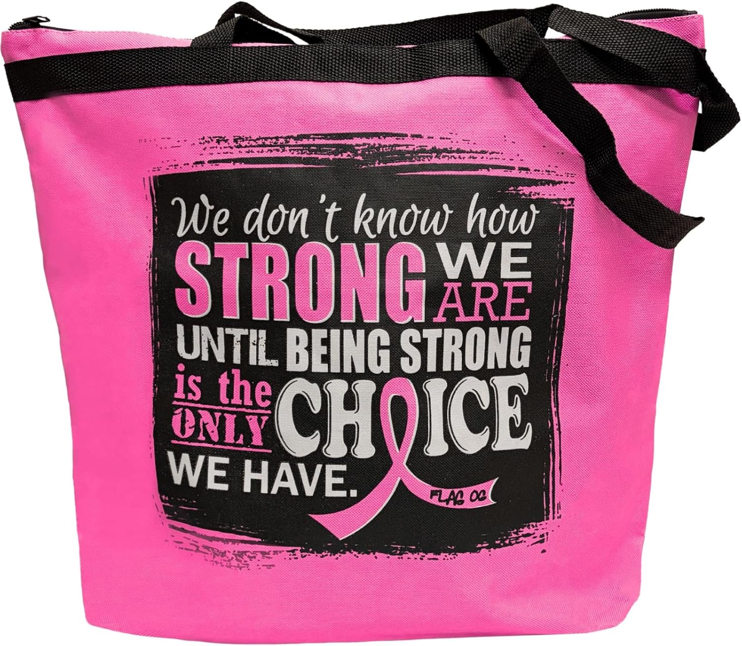 Fight Like a Girl How Strong We Are Darcey Tote Bag for Cancer and Disease Awareness