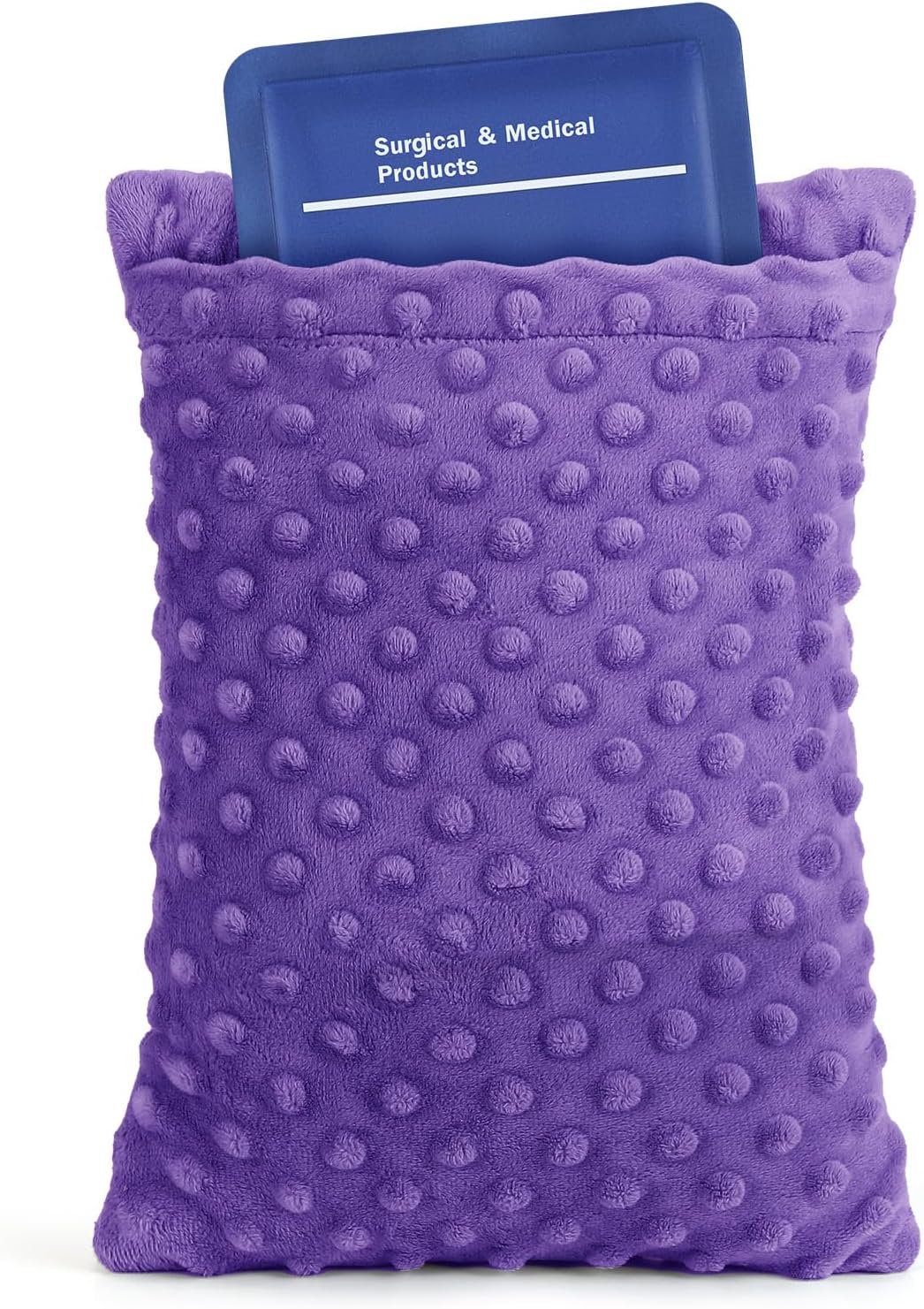 Hysterectomy Recovery Pillow with Hot/Cold Pack Pocket – Abdominal Surgery Recovery Pillow for Women, C-Section & Tummy Tuck Must Haves, Post Op Support Cushion(Purple)
