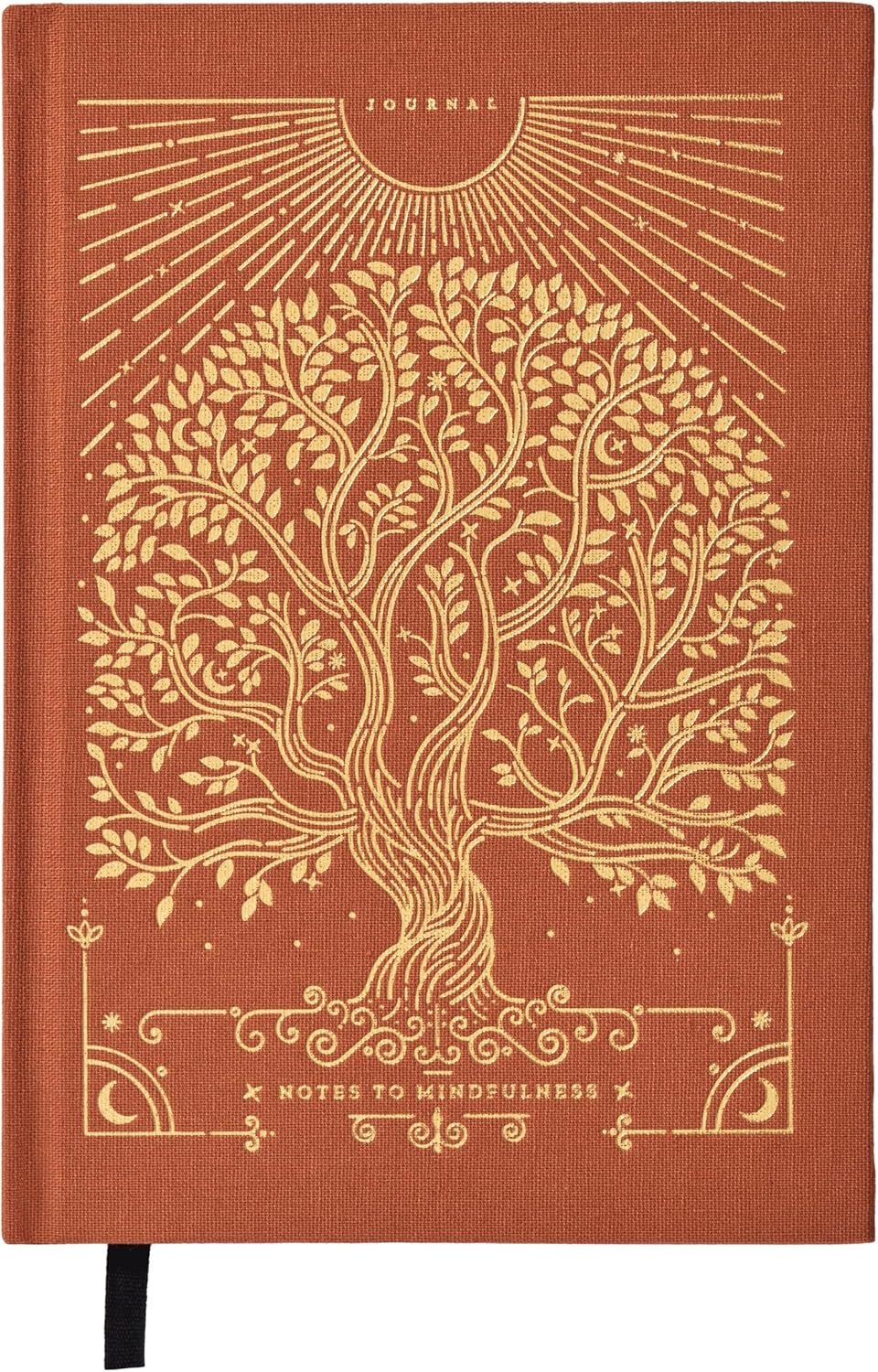 Intelligent Change Notes to Mindfulness Daily Journal for Women With Prompts to Write In, Illustrated Gratitude & Positivity, Undated Guided, Hardbound Wellness – Chelsea Kauai (Sunset Orange)